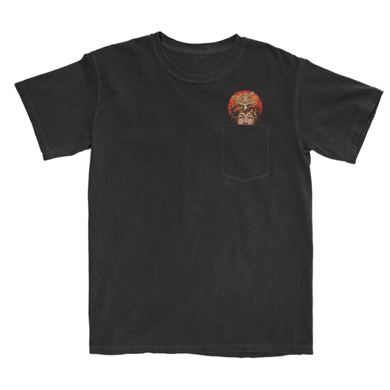 Tシャツ・カットソー [SOVERMENT] Dart Heavy PIGMENT Pocket Tshirts(CHARCOAL) Carhartt CT104616 T-Shirt with Custom Embroidery